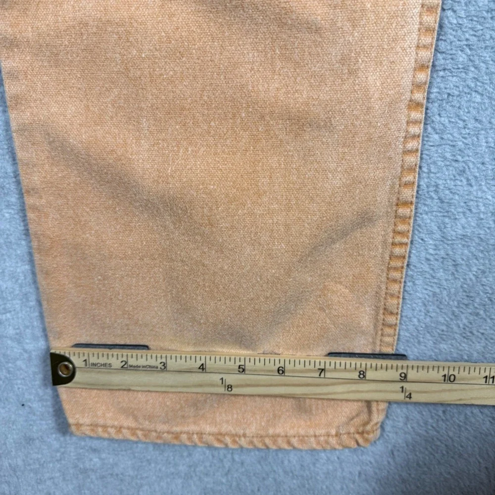 Vintage‎ 1980s Levi's 630-7775 White Tab Jeans Tan Orange Actual 28x34 Talon 42